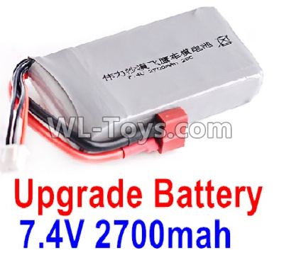 FeiYue FY-11 Spare Parts-45-04 Upgrade 7.4V 2700mah Battery(1pcs)-Size-80X40X16MM-Weight-115.4g,FY11 FY-11 RC Racing Car Truck Spare parts Accessories,1:12 4WD High Speed RC Buggy Parts