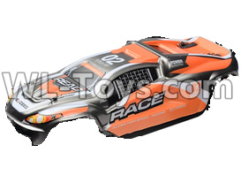 FeiYue FY-10 Spare Parts-50-02 FY-CK010 Car canopy-Orange(For FY-10 Rc Car),FY10 FY-10 RC Racing Car Truck Spare parts Accessories,1:12 4WD High Speed RC Buggy Parts