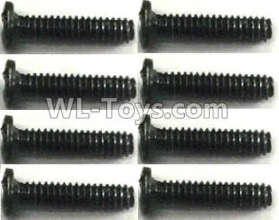 FeiYue FY-11 Spare Parts-56-01 XLF-1001-2X7 Screws(8pcs),FY11 FY-11 RC Racing Car Truck Spare parts Accessories,1:12 4WD High Speed RC Buggy Parts