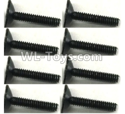 FeiYue FY-11 Spare Parts-56-02 XLF-1003 2X11 Screws(8pcs),FY11 FY-11 RC Racing Car Truck Spare parts Accessories,1:12 4WD High Speed RC Buggy Parts