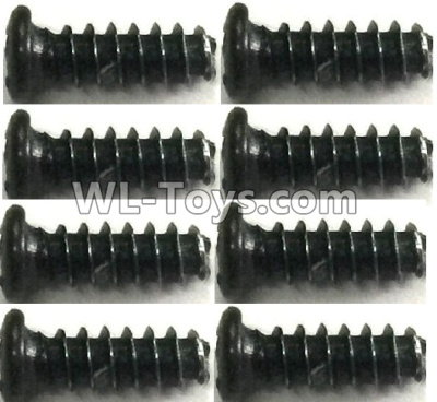 FeiYue FY-11 Spare Parts-56-04 XLF-1007 2.6X8 Screws(8pcs),FY11 FY-11 RC Racing Car Truck Spare parts Accessories,1:12 4WD High Speed RC Buggy Parts
