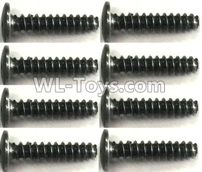 FeiYue FY-11 Spare Parts-56-05 XLF1008 2.5X12PM Screws(8pcs),FY11 FY-11 RC Racing Car Truck Spare parts Accessories,1:12 4WD High Speed RC Buggy Parts