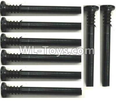 FeiYue FY-11 Spare Parts-56-06 XLF-1009 2.6X26PB Half tooth Screws(8pcs),FY11 FY-11 RC Racing Car Truck Spare parts Accessories,1:12 4WD High Speed RC Buggy Parts