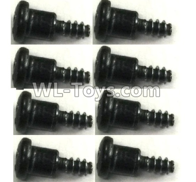 FeiYue FY-11 Spare Parts-56-07 XLF-1010 4X9 Step Screws(8pcs),FY11 FY-11 RC Racing Car Truck Spare parts Accessories,1:12 4WD High Speed RC Buggy Parts