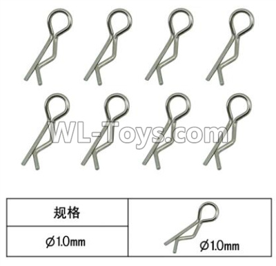 FeiYue FY15 FY-15 R-Shape Pin,Body shell fixed pins Parts-(8pcs),FeiYue FY15 Parts,FeiYue FY-15 Parts