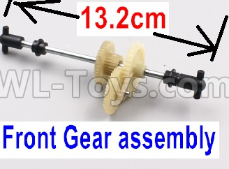 HB 1:14 RC Car Spare Parts-13-01 Front Gear assembly-Length-13.2cm,HB Toys 666-1501 1502 1503 1504 RC Truck Car Spare Parts Accessories,HB Toys 1:14 Replacement Spare Parts