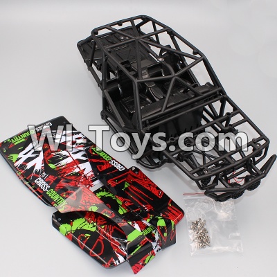 HB P1001 Car Parts-01 Car frame and Car seat(Color random to sent it out),HB P1001 RC 4WD Rock Crawler Spare parts Accessories,HB 1:10 4WD High Speed Buggy Parts