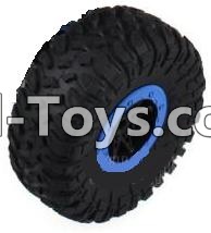 HB P1001 Car Parts-06-02 Whole wheel unit(1 set)-Blue,HB P1001 RC 4WD Rock Crawler Spare parts Accessories,HB 1:10 4WD High Speed Buggy Parts