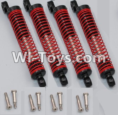 HB P1001 Car Parts-07-04 Shock Absorber(4pcs)-Red,HB P1001 RC 4WD Rock Crawler Spare parts Accessories,HB 1:10 4WD High Speed Buggy Parts