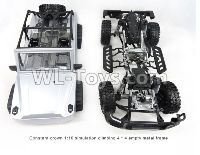 HG P407 Whole Car Empty frame(Not include the Electrical device and Battery),HG P407 RC Truck Spare parts Accessories,HG P407 1:10 RC Car Parts