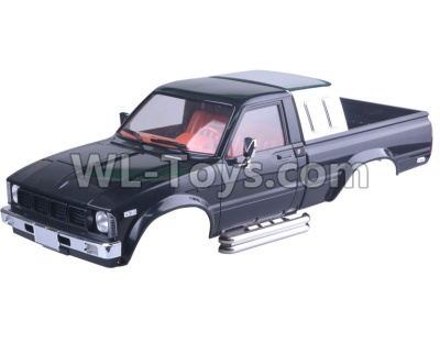 HG P407 ASS-08 RC Car shell.RC Truck Shell cover-Black,HG P407 RC Truck Spare parts Accessories,HG P407 1:10 RC Car Parts
