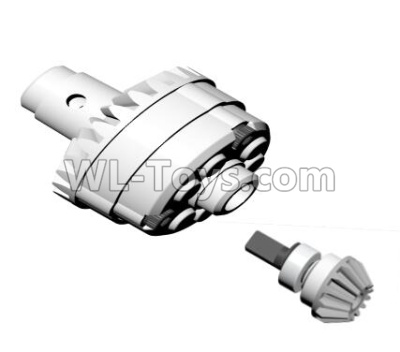 HG P407 ASS-014 Gear and differential assembly,HG P407 RC Truck Spare parts Accessories,HG P407 1:10 RC Car Parts