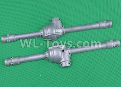 HG P407 AL009 AL010 Rear axle housing(2pcs),HG P407 RC Truck Spare parts Accessories,HG P407 1:10 RC Car Parts