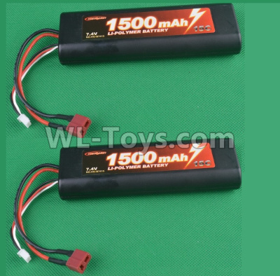 HG P407 B7415 7.4V 1500mAH Battery(2pcs),HG P407 RC Truck Spare parts Accessories,HG P407 1:10 RC Car Parts