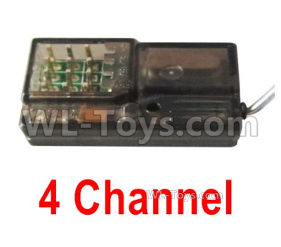 HG P408 Parts-4 Channel Receiver(Can only be used for the 4 channel Transmitter)-HG-RX2,HG P408 Kfor Parts,HG P408 Humvee RTR Parts