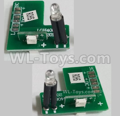 HG P408 Parts-Front Steering Light board(Left + Right)-HMDZ-(001-002),HG P408 Kfor Parts,HG P408 Humvee RTR Parts
