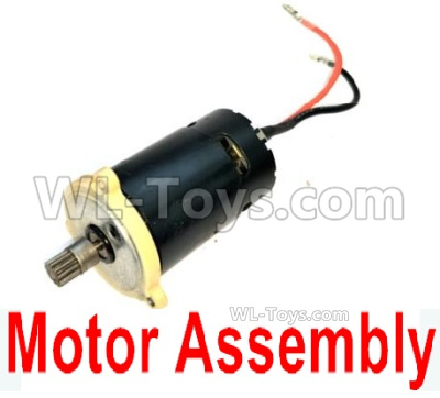 HG P408 Parts-Motor Gear assembly(Include the motor,Motor gear,fixed piece)-4ASS-PA010,HG P408 Kfor Parts,HG P408 Humvee RTR Parts