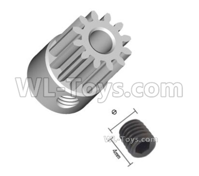 HG P408 Parts-Motor gear-JK801-43,HG P408 Kfor Parts,HG P408 Humvee RTR Parts