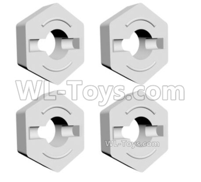 HG P408 Parts-12mm combiner,12mm Hexagonal wheel seat-4pcs-G20109,HG P408 Kfor Parts,HG P408 Humvee RTR Parts