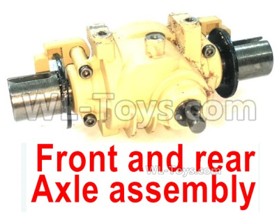 HG P408 Parts-Front and rear axle assembly-4ASS-PA014,HG P408 Kfor Parts,HG P408 Humvee RTR Parts