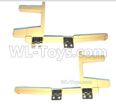HG P408 Parts-Door bracket assembly(Left and Right)-4ASS-(PA022-PA023),HG P408 Kfor Parts,HG P408 Humvee RTR Parts