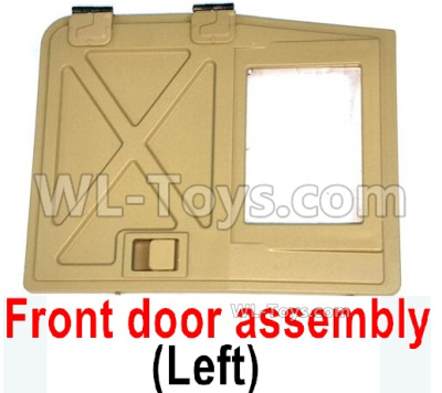 HG P408 Parts-Front door assembly(Left)-4ASS-PA018,HG P408 Kfor Parts,HG P408 Humvee RTR Parts