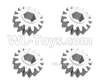 HG P408 Parts-Shift low speed tooth 02-4pcs-T=15,M=0.8-HM19-007,HG P408 Kfor Parts,HG P408 Humvee RTR Parts