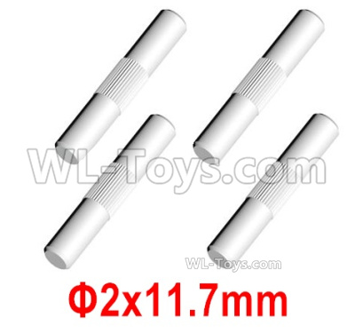 HG P408 Parts-Dog bone axis(4pcs)-Φ2x11.7mm-HGHMWJ-002,HG P408 Kfor Parts,HG P408 Humvee RTR Parts