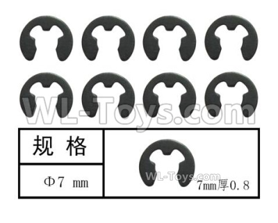 HG P408 Parts-Snap ring(8pcs)-Φ7mm,thickness-0.8mm-C895,HG P408 Kfor Parts,HG P408 Humvee RTR Parts