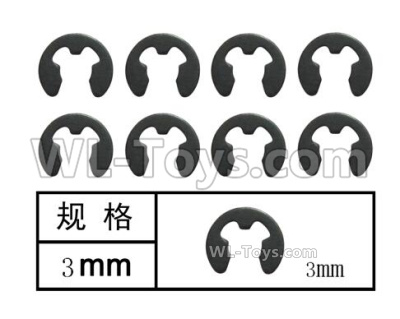HG P408 Parts-Snap ring(Medium-8pcs)-Φ3mm-C898,HG P408 Kfor Parts,HG P408 Humvee RTR Parts