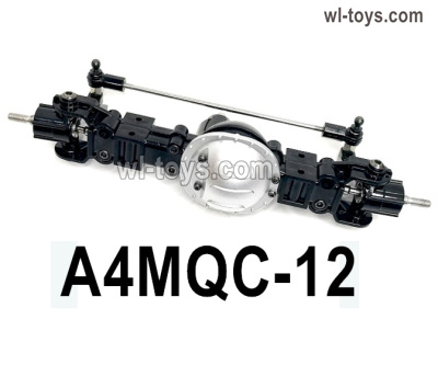 HG P410 Parts A4MQC-12 Front rear Bridge Axle Assembly for 1/10 HengGuan P410 Raptor Pickup RC Car Vehicles Model.