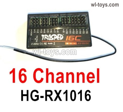 HG P410 Parts YK002-1 16 Channel Receiver Board for 1/10 HengGuan P410 Raptor Pickup RC Car Vehicles Model.It can only be used for the 16 channel Transmitter.