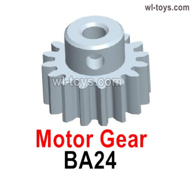 HG P410 Parts BA24 Motor Gear,Copper Motor gear for 1/10 HengGuan P410 Raptor Pickup RC Car Vehicles Model.