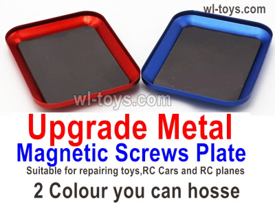 HG P410 Parts Upgrade Metal Magnetic Screws Plate for 1/10 HengGuan P410 Raptor Pickup RC Car Vehicles Model.