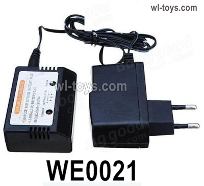 HG P410 Parts Official charger and balance charger.It Can charge 1 battery at the same time.WE0021 for 1/10 HengGuan P410 Raptor Pickup RC Car Vehicles Model.