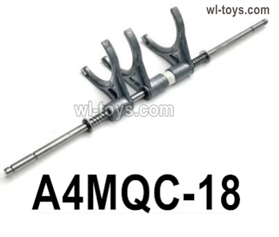 HG P410 Parts A4MQC-18 Gear shift lever assembly for 1/10 HengGuan P410 Raptor Pickup RC Car Vehicles Model.Zinc alloy + stainless steel.