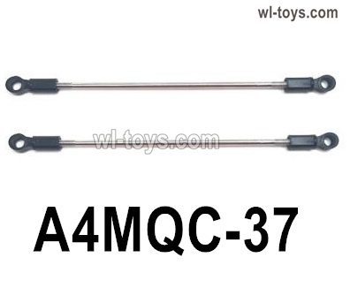 HG P410 Parts A4MQC-37 Linkage rod-B,total length 126.5mm for 1/10 HengGuan P410 Raptor Pickup RC Car Vehicles Model.