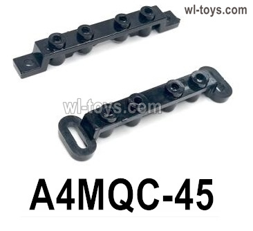 HG P410 Parts A4MQC-45 Rudder rack cover for 1/10 HengGuan P410 Raptor Pickup RC Car Vehicles Model.Total 2pcs.