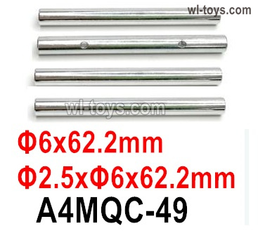 HG P410 Parts A4MQC-49 Anti-collision connecting rod for P410 Car Vehicles Model.The size is 6X62.2mm,tapping M3; 2.5X6X62.2mm,tapping M3/tapping M2.