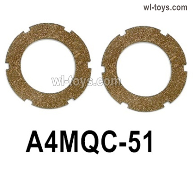 HG P410 Parts A4MQC-51 anti-skid washer,Anti-slip washer for 1/10 HengGuan P410 Raptor Pickup RC Car Vehicles Model.Total 2pcs.
