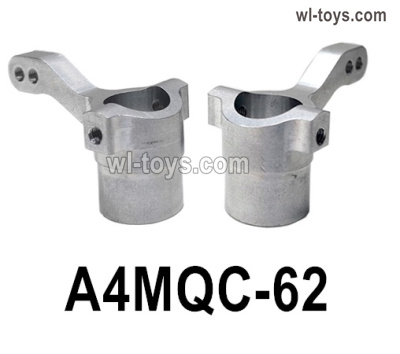 HG P410 Parts A4MQC-62 Upgrade Aluminum alloy Steering knuckle L/R for 1/10 HengGuan P410 Raptor Pickup RC Car Vehicles Model.
