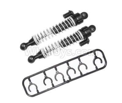 HG P601 Shock absorber assembly                                                                Parts-Silver(2pcs) Parts-Wire diameter 1.1mm Parts-HG Parts-BZ01,HG P601 6x6 1/10 Parts