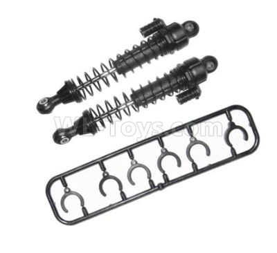 HG P601 Shock absorber assembly 01 Parts-Black(2pcs) Parts-Wire diameter 1mmHG Parts-BZ02,HG P601 6x6 1/10 Parts