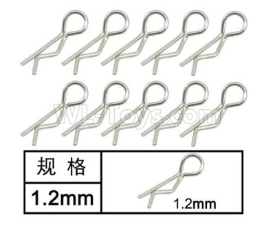 HG P601 Parts-Car shell latch (large) Parts-1.2mm-10pcs-W03005,HG P601 6x6 1/10 Parts