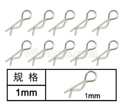 HG P601 Parts-Car shell latch (Small) Parts-1mm Parts-10pcs-W03006,HG P601 6x6 1/10 Parts