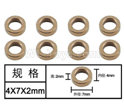 HG P601 Bearing-Oil bearing(8pcs) Parts-4x7x2mm-W04002,HG P601 6x6 1/10 Parts