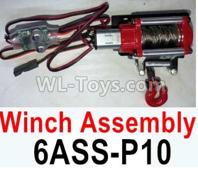 HG P602 Parts-Winch assembly-6ASS-P10,HG P602 1/12 Parts