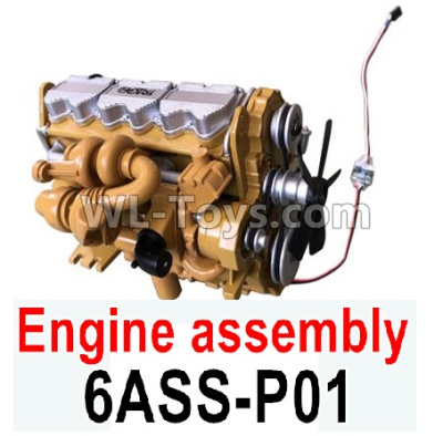 HG P602 Parts-Engine assembly-6ASS-P01,HG P602 1/12 Parts