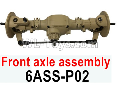 HG P602 Parts-Front axle assembly-6ASS-P02,HG P602 1/12 Parts