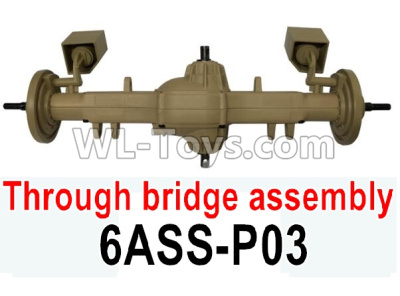 HG P602 Parts-Through bridge assembly-6ASS-P03,HG P602 1/12 Parts